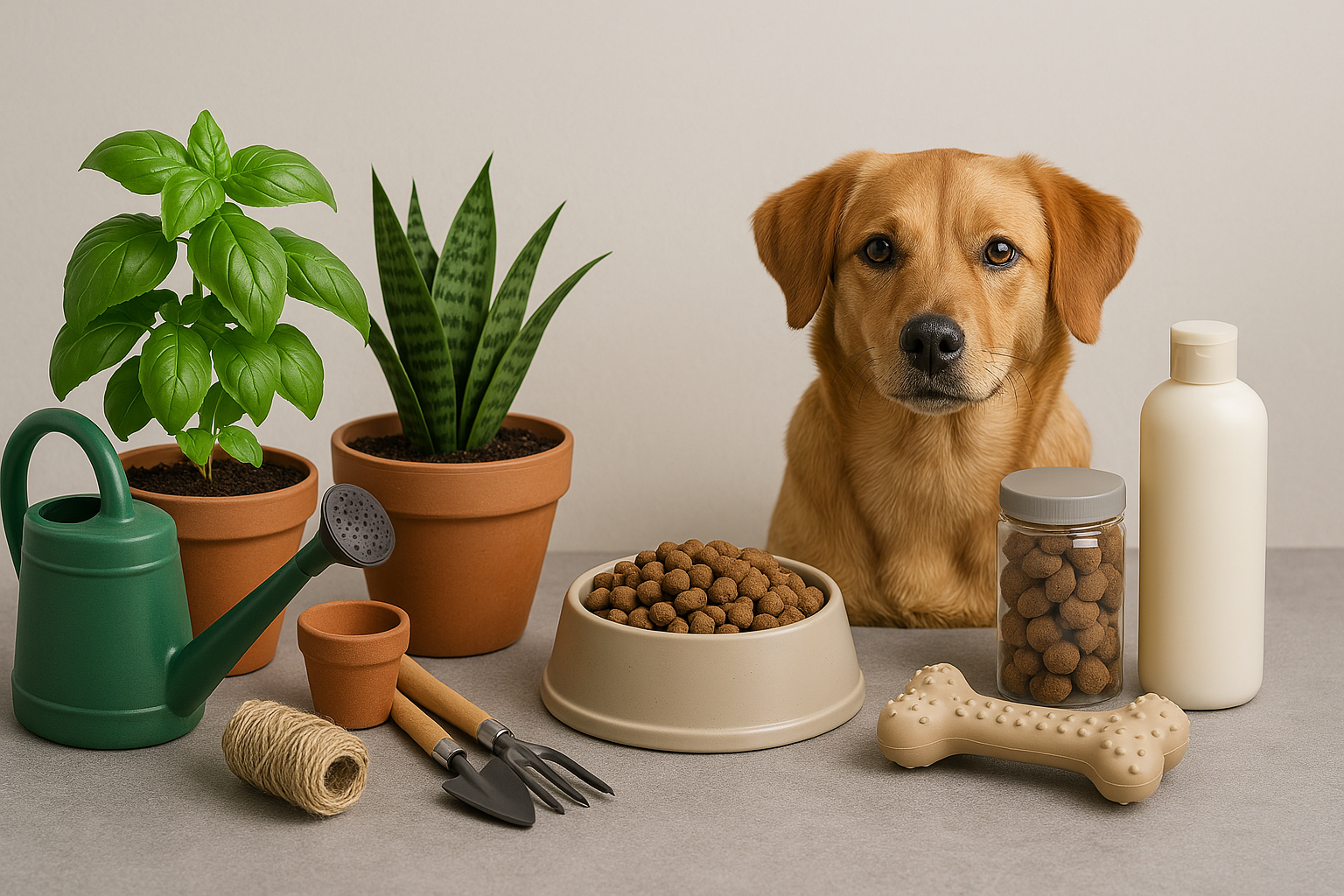 ChatGPT Image Apr 9, 2025, 09_47_49 PM Selection of top-rated online pet products including dog food, collagen chews, and grooming essentials on a clean white background